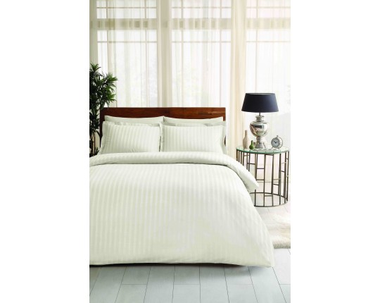 Постельное белье ТАС 2сп. евро жаккард-сатин PLACE кремовый