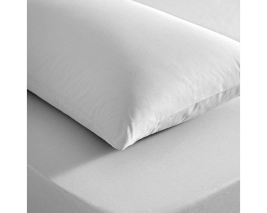 Простынь TAC ранфорс 180х200 см и 2 наволочки 50х70 см серый