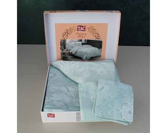 Постельное белье ТАС 2сп. евро сатин Lucca мятный