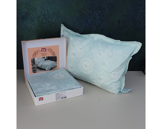 Постельное белье ТАС 2сп. евро сатин Lucca мятный