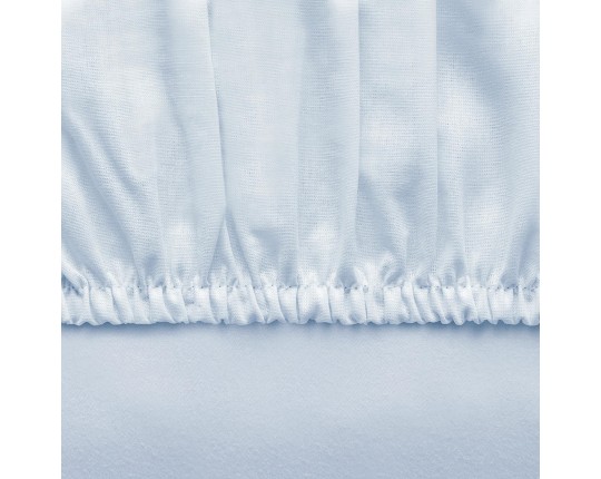 Простынь TAC CARSAF 180х200 см и 2 наволочки 50х70 см голубой