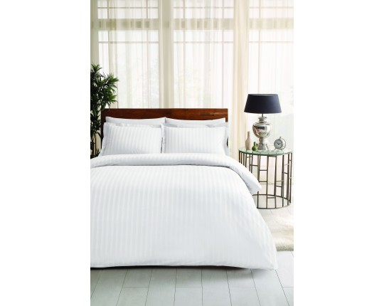 Постельное белье ТАС 2сп. евро жаккард-сатин PLACE белый